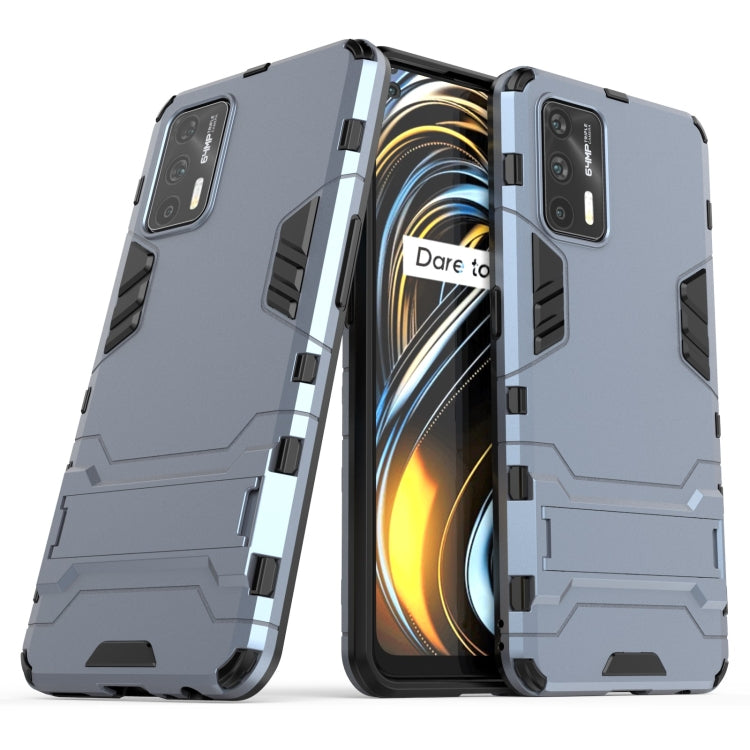 PC + TPU Shockproof Protective Case with Holder, For OPPO Realme GT 5G