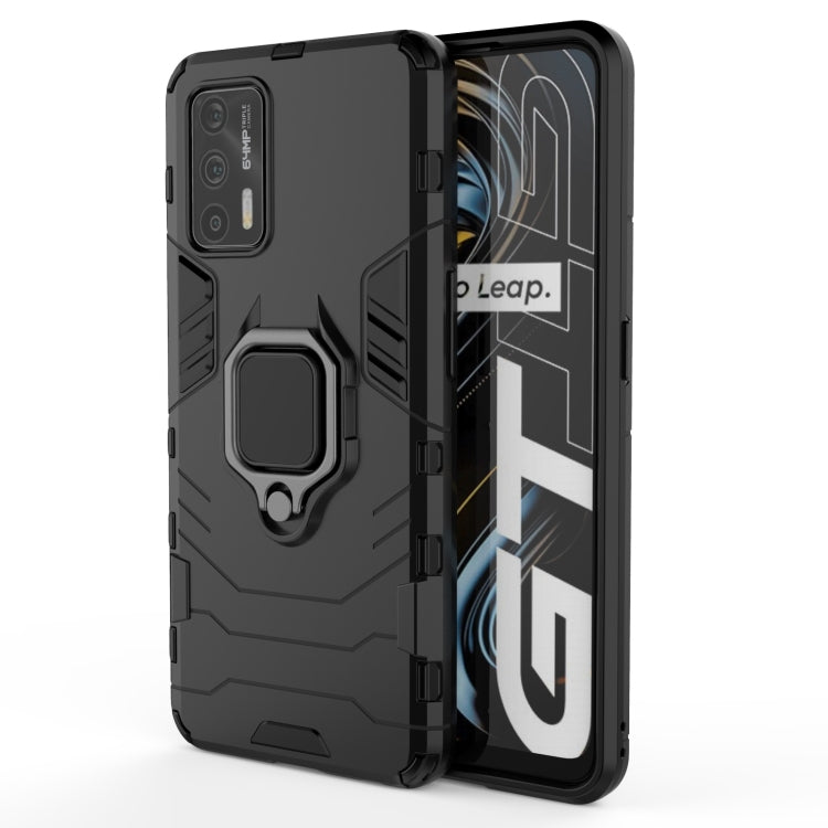 PC + TPU Shockproof Protective Case with Magnetic Ring Holder, For OPPO Realme GT 5G