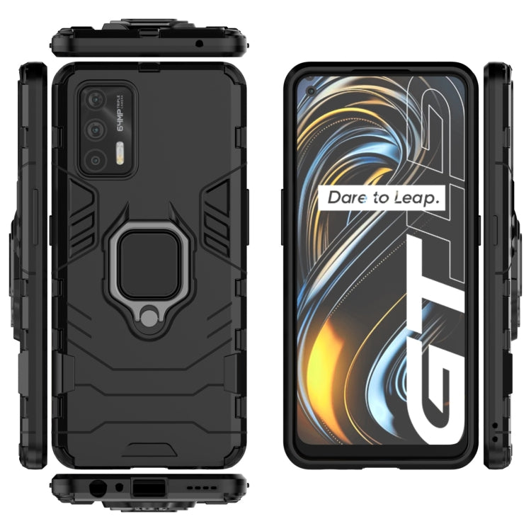 PC + TPU Shockproof Protective Case with Magnetic Ring Holder, For OPPO Realme GT 5G