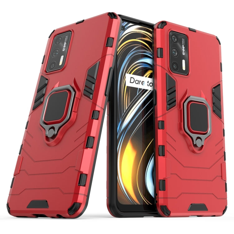 PC + TPU Shockproof Protective Case with Magnetic Ring Holder, For OPPO Realme GT 5G