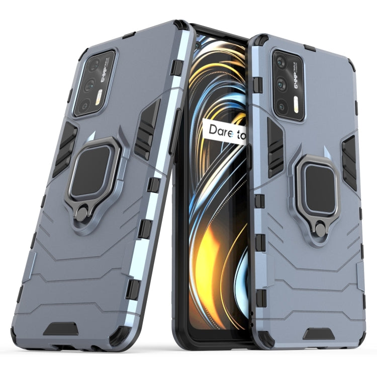 PC + TPU Shockproof Protective Case with Magnetic Ring Holder, For OPPO Realme GT 5G