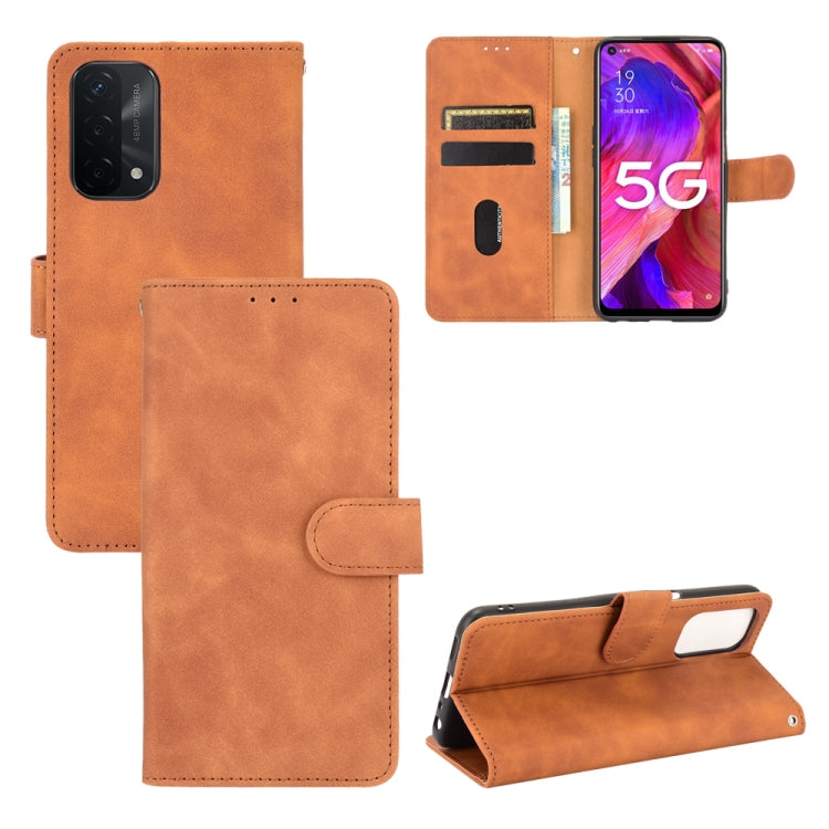 Solid Color Skin Feel Magnetic Buckle Horizontal Flip Calf Texture PU Leather Case with Holder & Card Slots & Wallet, For Oppo A93 5G, For alcatel 1S (2021), For Xiaomi Mi 10S