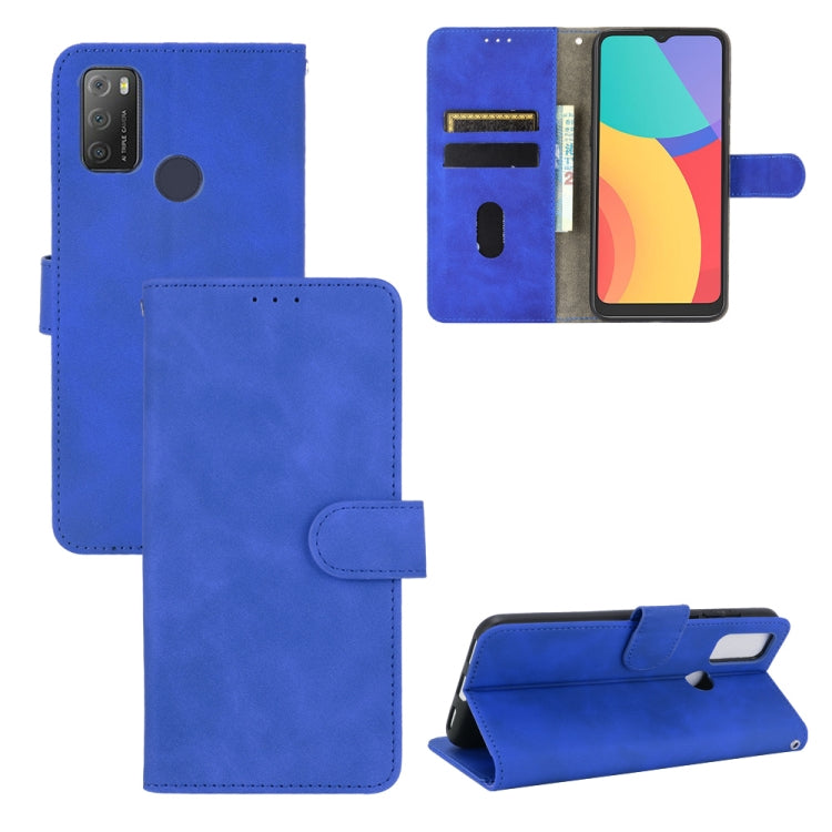 Solid Color Skin Feel Magnetic Buckle Horizontal Flip Calf Texture PU Leather Case with Holder & Card Slots & Wallet, For Oppo A93 5G, For alcatel 1S (2021), For Xiaomi Mi 10S