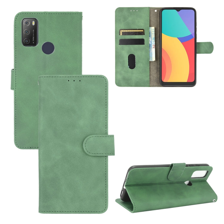 Solid Color Skin Feel Magnetic Buckle Horizontal Flip Calf Texture PU Leather Case with Holder & Card Slots & Wallet, For Oppo A93 5G, For alcatel 1S (2021), For Xiaomi Mi 10S