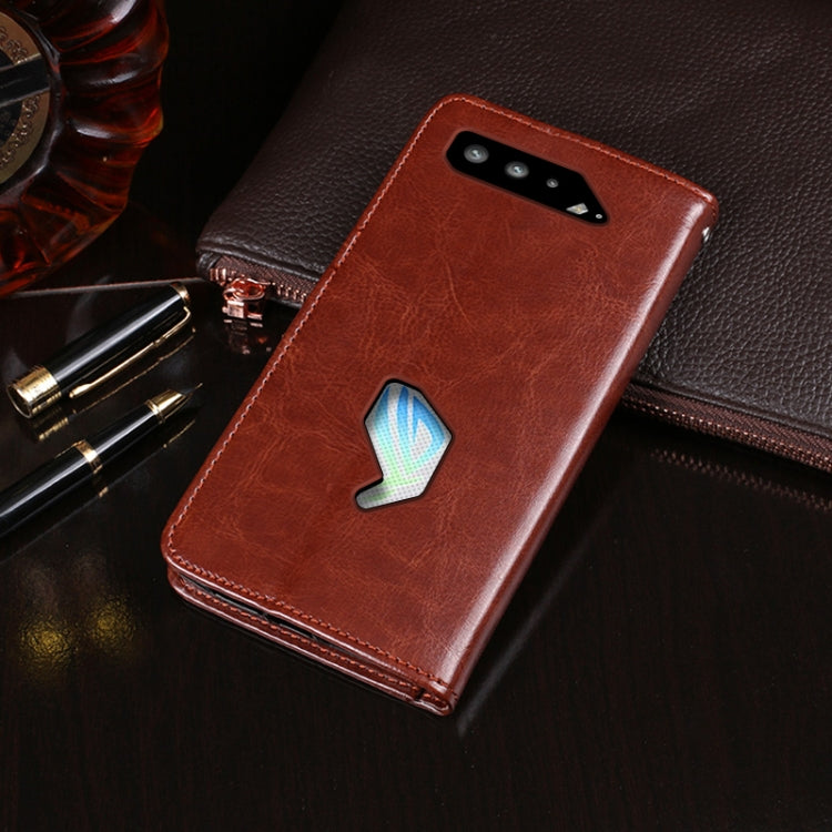 idewei Crazy Horse Texture Horizontal Flip Leather Case with Holder &amp; Card Slots &amp; Wallet, For Asus ROG Phone 5, For Meizu 18, For Meizu 18 Pro, For Nokia C1 Plus