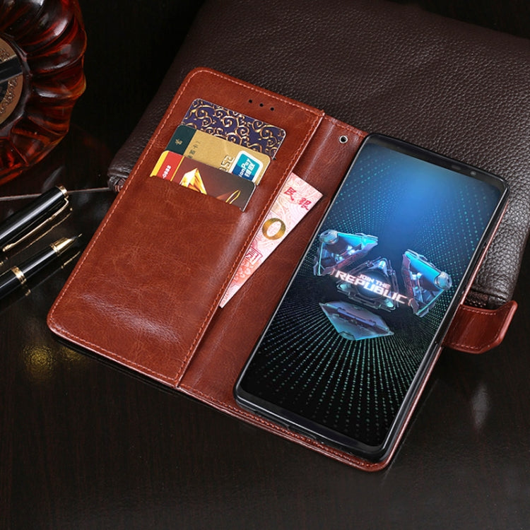 idewei Crazy Horse Texture Horizontal Flip Leather Case with Holder &amp; Card Slots &amp; Wallet, For Asus ROG Phone 5, For Meizu 18, For Meizu 18 Pro, For Nokia C1 Plus