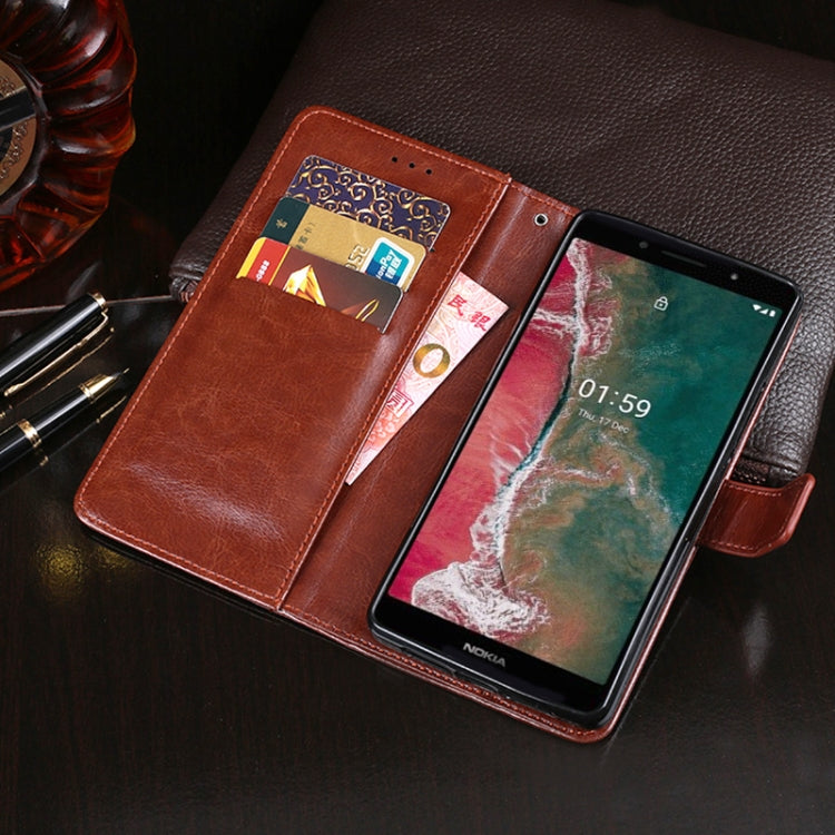 idewei Crazy Horse Texture Horizontal Flip Leather Case with Holder &amp; Card Slots &amp; Wallet, For OnePlus 9, For OnePlus 9 Pro, For OPPO A94, For OPPO F19 Pro