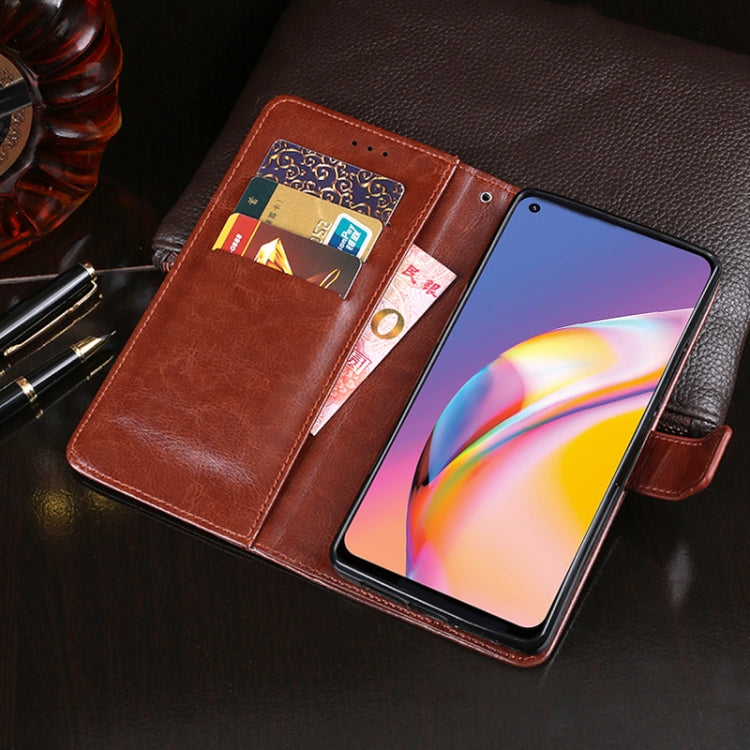 idewei Crazy Horse Texture Horizontal Flip Leather Case with Holder &amp; Card Slots &amp; Wallet, For OPPO Realme GT 5G, For Xiaomi Redmi Note 10 Pro, For TCL 10 SE, For vivo iQOO Neo5