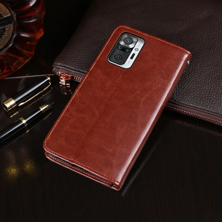 idewei Crazy Horse Texture Horizontal Flip Leather Case with Holder &amp; Card Slots &amp; Wallet, For Xiaomi Poco F3, For ZTE Blade X1 5G