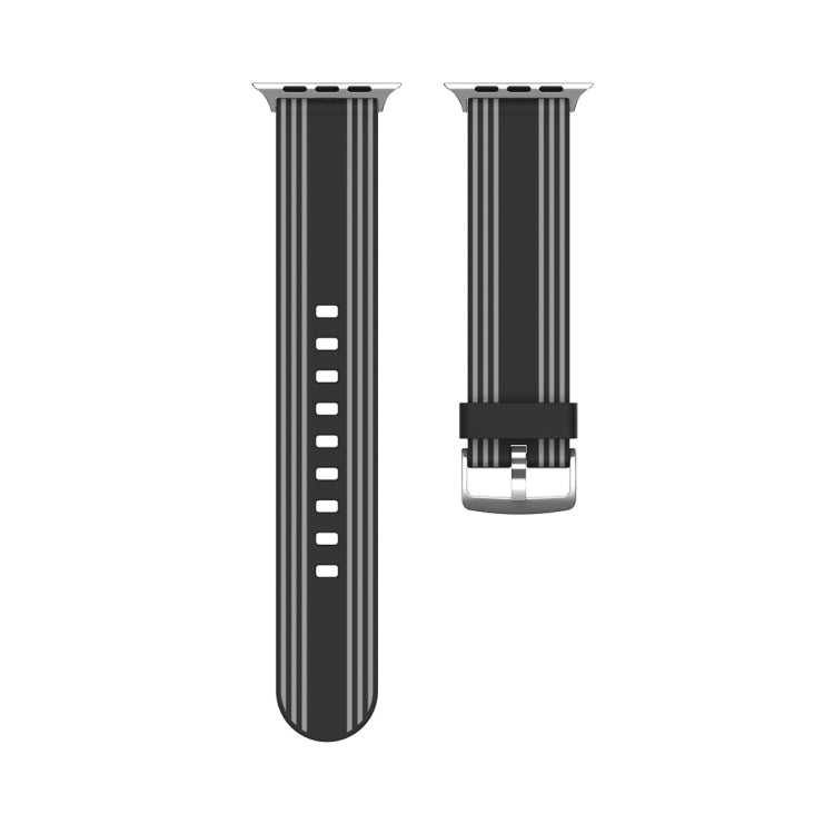 Silicone Replaceable Watch Strap, For Apple Watch Ultra 49mm / Series 8&amp;7 45mm / SE 2&amp;6&amp;SE&amp;5&amp;4 44mm / 3&amp;2&amp;1 42mm, For Apple Watch Series 8&amp;7 41mm / SE 2&amp;6&amp;SE&amp;5&amp;4 40mm / 3&amp;2&amp;1 38mm