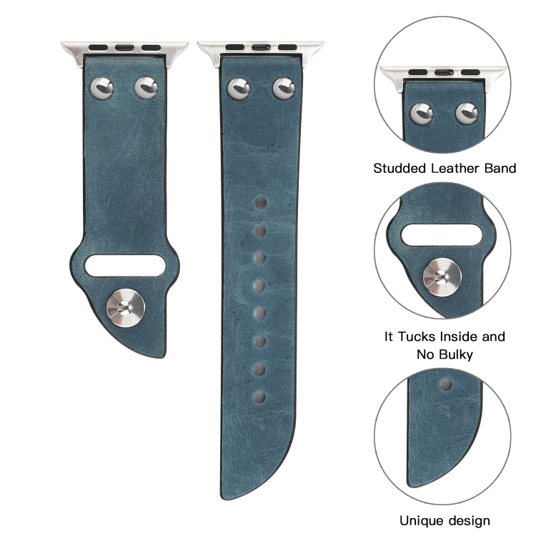 Leather Knife Strap, For Apple Watch Ultra 49mm / Series 8&amp;7 45mm / SE 2&amp;6&amp;SE&amp;5&amp;4 44mm / 3&amp;2&amp;1 42mm, For Apple Watch Series 8&amp;7 41mm / SE 2&amp;6&amp;SE&amp;5&amp;4 40mm / 3&amp;2&amp;1 38mm