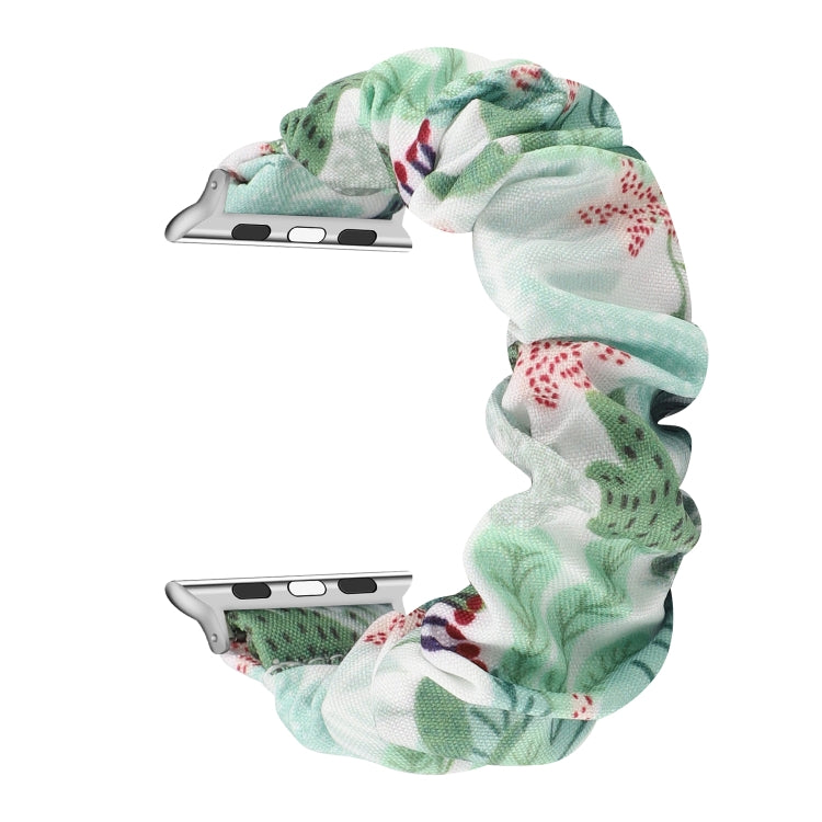 Fabric Hair Ring Replacement Strap Watchband For, Apple Watch Series 8&amp;7 45mm / SE 2&amp;6&amp;SE&amp;5&amp;4 44mm / 3&amp;2&amp;1 42mm, Apple Watch Series 8&amp;7 41mm / SE 2&amp;6&amp;SE&amp;5&amp;4 40mm / 3&amp;2&amp;1 38mm