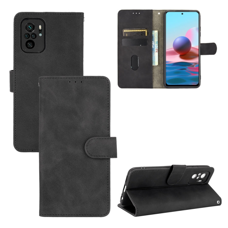 Solid Color Skin Feel Magnetic Buckle Horizontal Flip Calf Texture PU Leather Case with Holder & Card Slots & Wallet, For Oppo A94, For Oppo F19 Pro, For Oppo Reno5 F, For Xiaomi Redmi Note 10