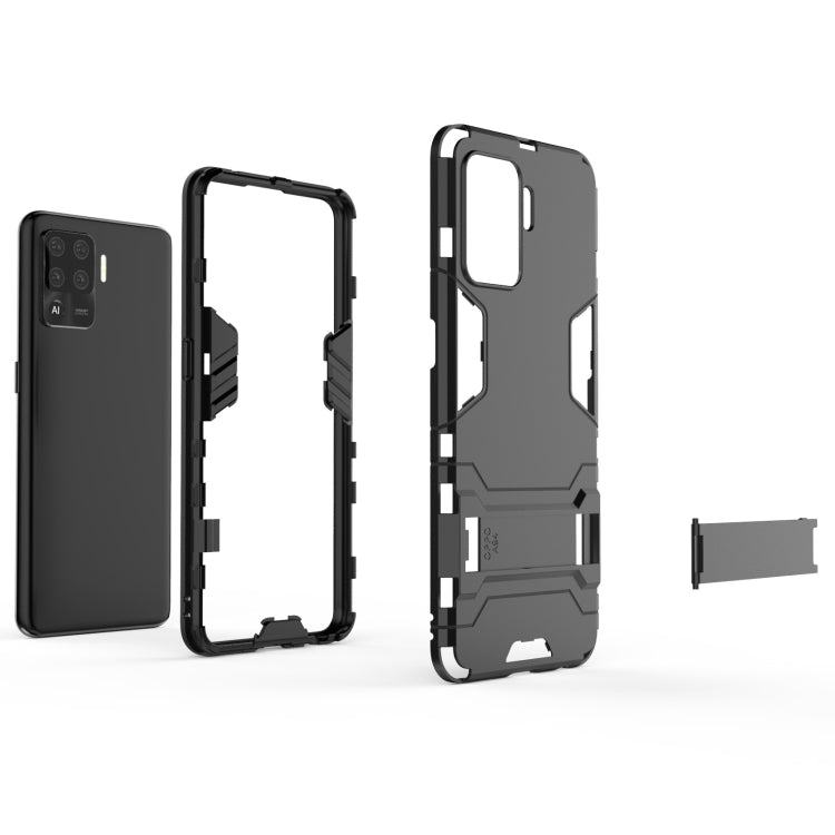 Shockproof PC + TPU Protective Case with Hidden Holder, For OPPO A94, For Xiaomi Redmi Note 10 4G, For Xiaomi Mi 10S