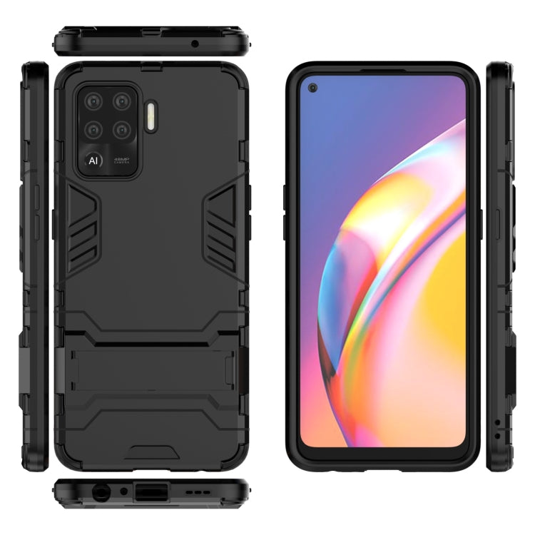 Shockproof PC + TPU Protective Case with Hidden Holder, For OPPO A94, For Xiaomi Redmi Note 10 4G, For Xiaomi Mi 10S