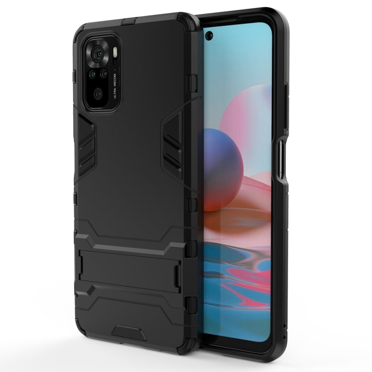 Shockproof PC + TPU Protective Case with Hidden Holder, For OPPO A94, For Xiaomi Redmi Note 10 4G, For Xiaomi Mi 10S