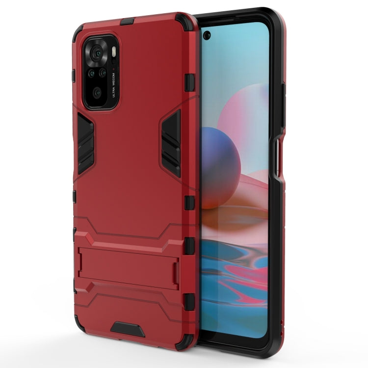 Shockproof PC + TPU Protective Case with Hidden Holder, For OPPO A94, For Xiaomi Redmi Note 10 4G, For Xiaomi Mi 10S