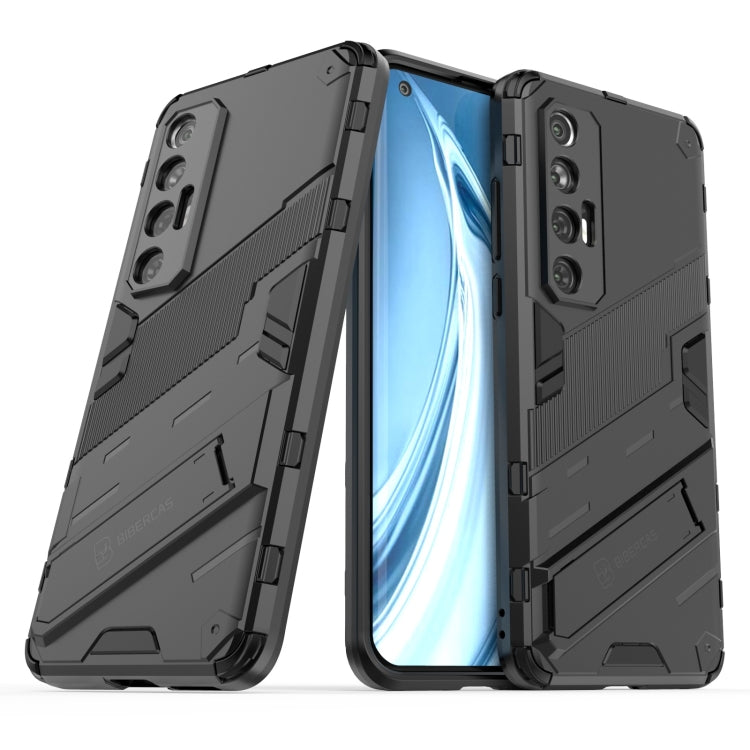 Punk Armor 2 in 1 PC + TPU Shockproof Case with Invisible Holder