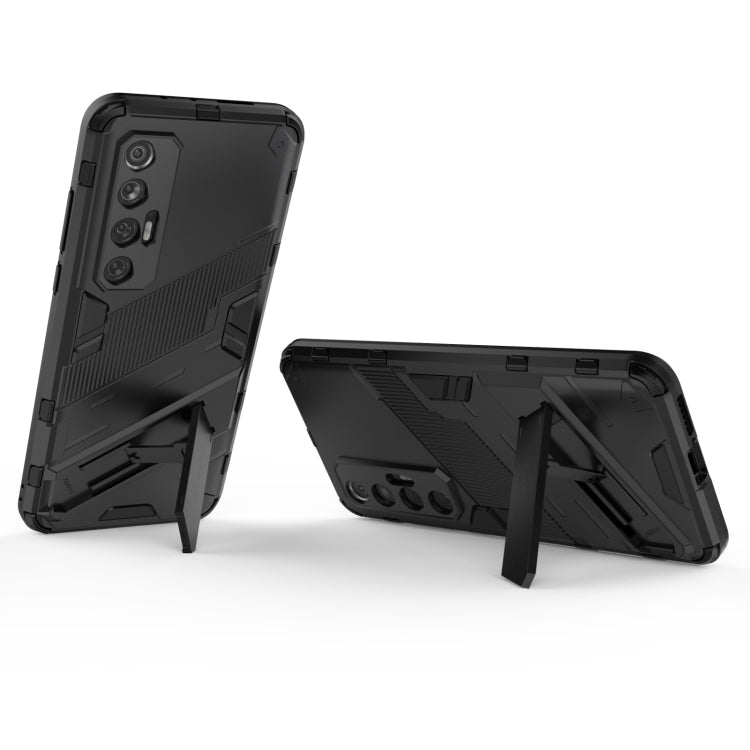 Punk Armor 2 in 1 PC + TPU Shockproof Case with Invisible Holder