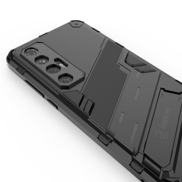 Punk Armor 2 in 1 PC + TPU Shockproof Case with Invisible Holder