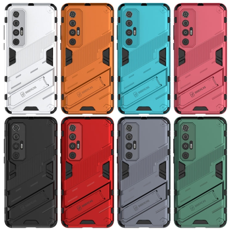 Punk Armor 2 in 1 PC + TPU Shockproof Case with Invisible Holder