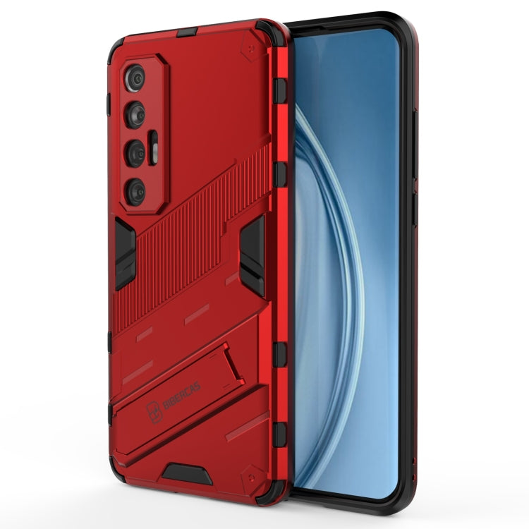 Punk Armor 2 in 1 PC + TPU Shockproof Case with Invisible Holder