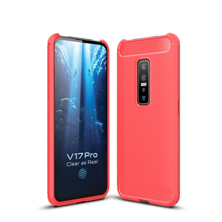 Brushed Texture Carbon Fiber TPU Protective Case, For Xiaomi Mi 9 Pro 5G, For Vivo V17 Pro, For Nokia 7.2 & 6.2