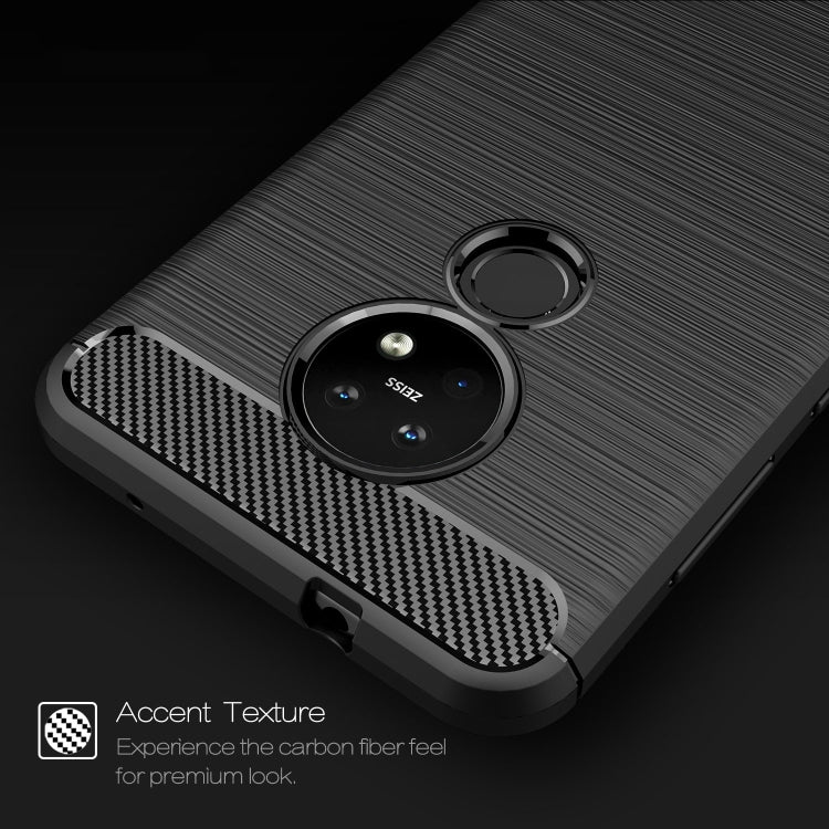 Brushed Texture Carbon Fiber TPU Protective Case, For Xiaomi Mi 9 Pro 5G, For Vivo V17 Pro, For Nokia 7.2 &amp; 6.2