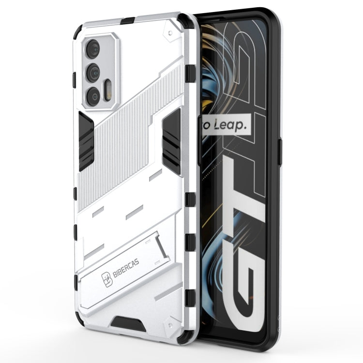 Punk Armor 2 in 1 PC + TPU Shockproof Case with Invisible Holder, For OPPO Realme GT 5G, For Xiaomi Redmi Note 10