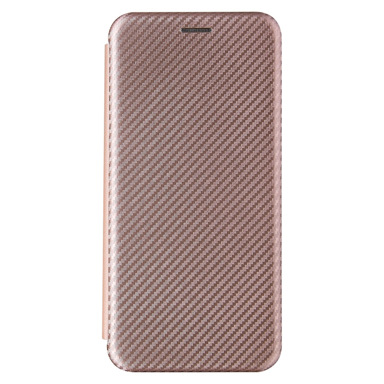 Carbon Fiber Texture Magnetic Horizontal Flip TPU + PC + PU Leather Case with Card Slot