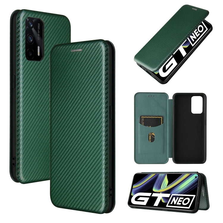 Carbon Fiber Texture Magnetic Horizontal Flip TPU + PC + PU Leather Case with Card Slot