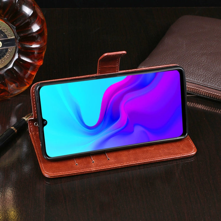 idewei Crazy Horse Texture Horizontal Flip Leather Case with Holder &amp; Card Slots &amp; Wallet, For Blackview A80S, For Motorola Moto G10, For OPPO Find X3 Lite