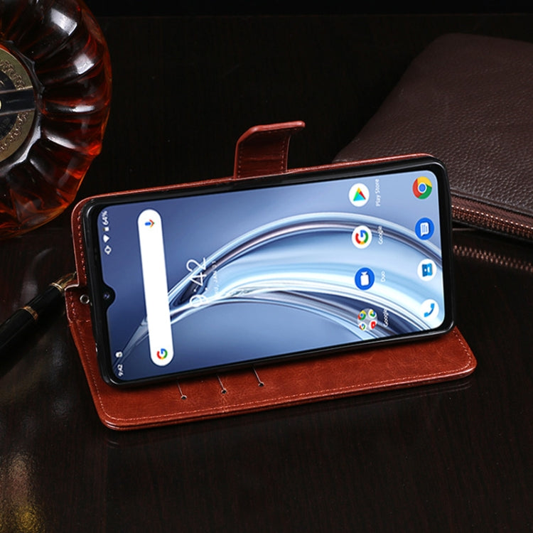 idewei Crazy Horse Texture Horizontal Flip Leather Case with Holder &amp; Card Slots &amp; Wallet, For OPPO Realme GT Neo, For TCL 20 SE, For UMIDIGI A9