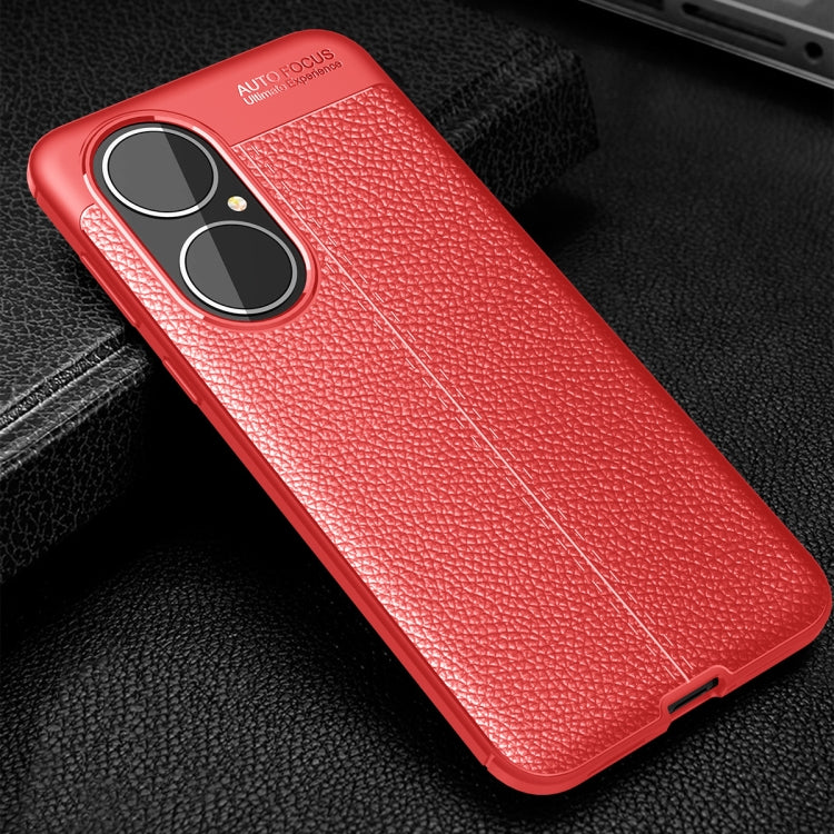 Litchi Texture TPU Shockproof Case, For Huawei P50, For Huawei P50 Pro, For OPPO F19 Pro+ 5G