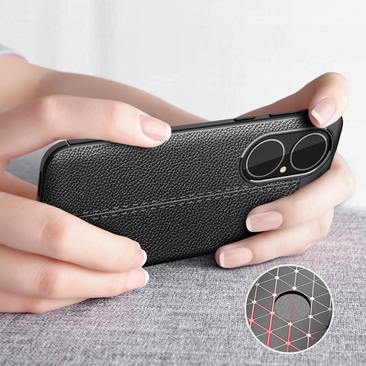 Litchi Texture TPU Shockproof Case, For Huawei P50, For Huawei P50 Pro, For OPPO F19 Pro+ 5G