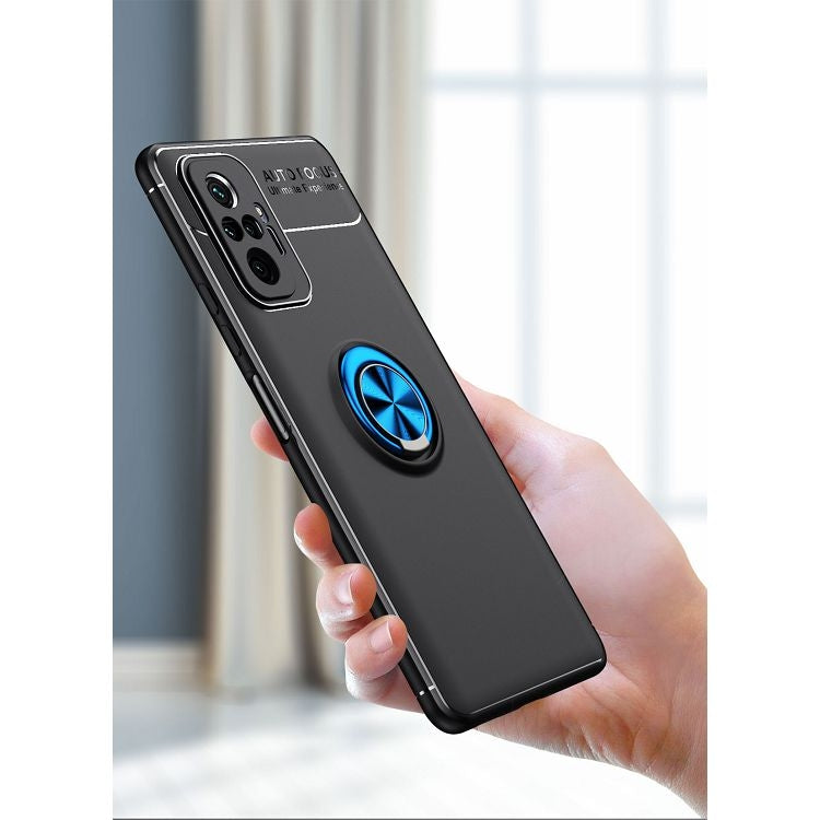 Metal Ring Holder 360 Degree Rotating TPU Case, For Xiaomi Redmi Note 10 Pro
