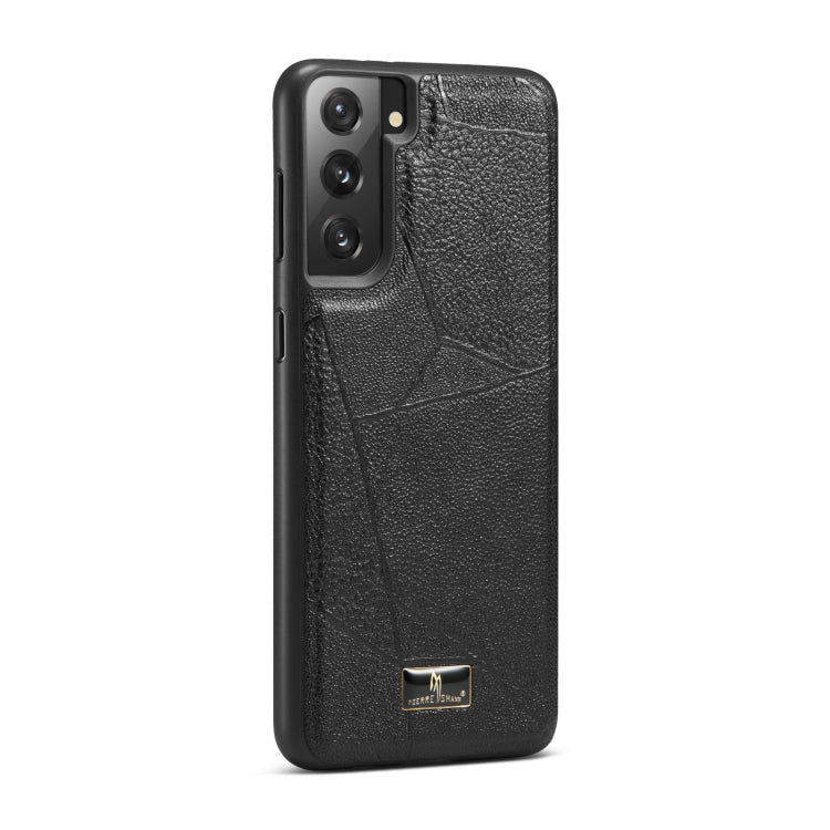Fierre Shann Leather Texture Phone Back Cover Case, For Samsung Galaxy Note20 Ultra, For Samsung Galaxy S21 5G, For Samsung Galaxy S21+ 5G, For Samsung Galaxy S21 Ultra 5G, For Xiaomi Mi 11 Pro, For OPPO Find X3