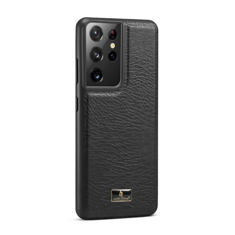 Fierre Shann Leather Texture Phone Back Cover Case, For Samsung Galaxy Note20 Ultra, For Samsung Galaxy S21 5G, For Samsung Galaxy S21+ 5G, For Samsung Galaxy S21 Ultra 5G, For Xiaomi Mi 11 Pro, For OPPO Find X3