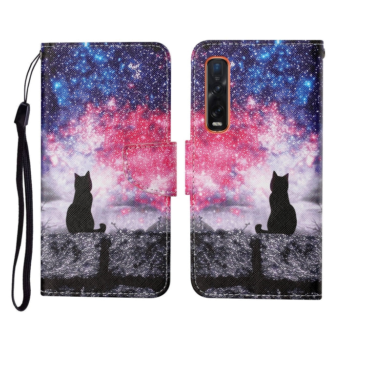 Painted Pattern Horizontal Flip Leathe Case, Series 1