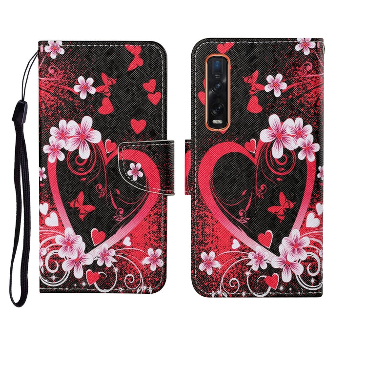 Painted Pattern Horizontal Flip Leathe Case, Series 1