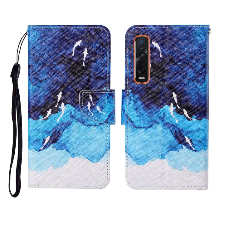 Painted Pattern Horizontal Flip Leathe Case, Series 1