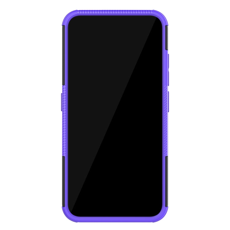 Tire Texture TPU + PC Shockproof Case with Holder, For Nokia 2.2, For Galaxy Note 10 Plus, For Xiaomi Mi CC9e