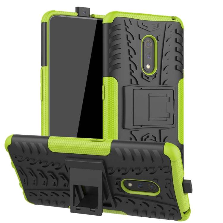 Tire Texture TPU + PC Shockproof Case with Holder, For Nokia 2.2, For OPPO Realme X, For Huawei Honor 9X Pro, For Galaxy Note 10 Plus