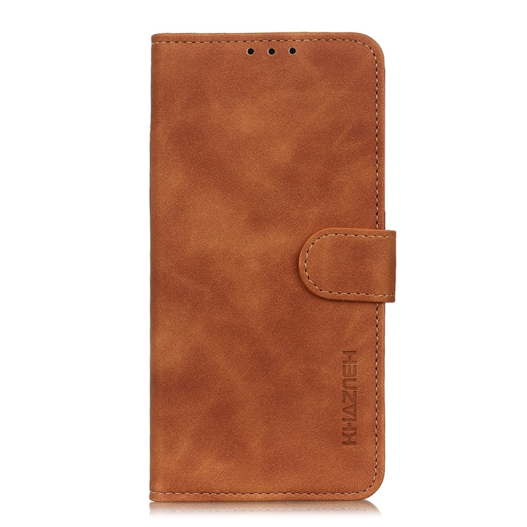 KHAZNEH Retro Texture PU + TPU Horizontal Flip Leather Case with Holder &amp; Card Slots &amp; Wallet, For OPPO Realme C21, For Xiaomi Poco M3 Pro 4G / Poco M3 Pro 5G / Redmi Note 10 5G