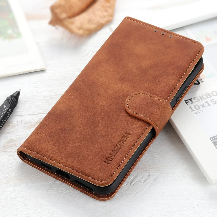 KHAZNEH Retro Texture PU + TPU Horizontal Flip Leather Case with Holder &amp; Card Slots &amp; Wallet, For OPPO Realme C21, For Xiaomi Poco M3 Pro 4G / Poco M3 Pro 5G / Redmi Note 10 5G