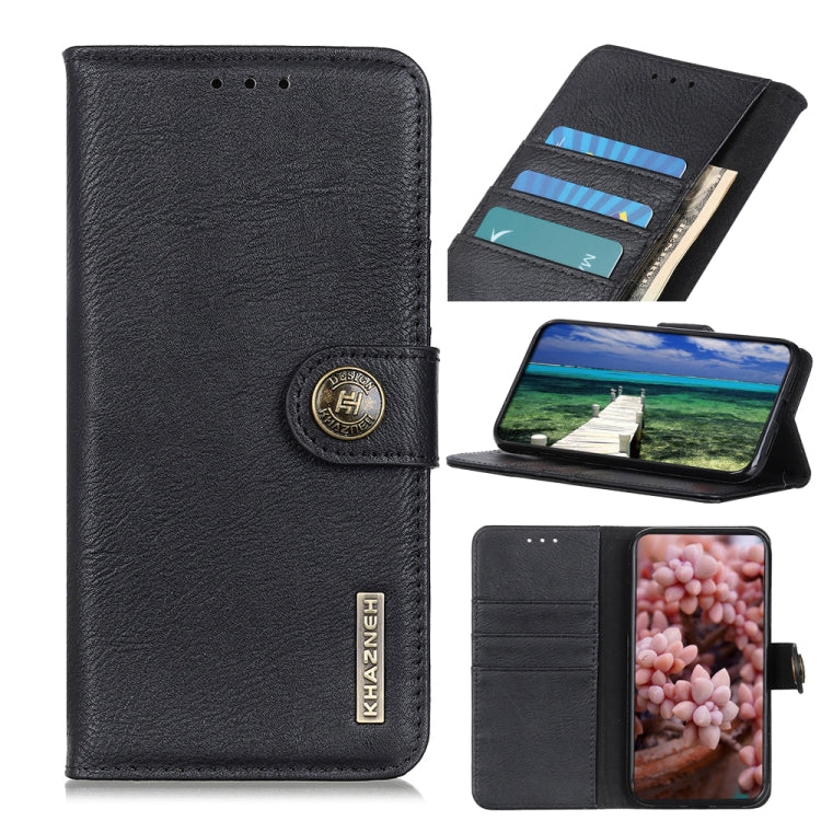 KHAZNEH Cowhide Texture Horizontal Flip Leather Case with Holder &amp; Card Slots &amp; Wallet, For Xiaomi Poco M3 Pro 4G / Poco M3 Pro 5G / Redmi Note 10 5G, For OPPO Realme C21