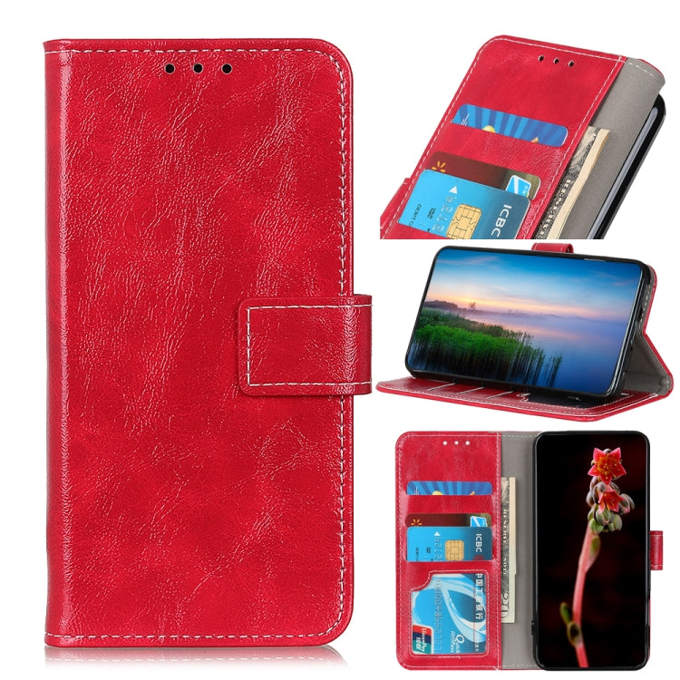 Retro Crazy Horse Texture Horizontal Flip Leather Case with Holder & Card Slots & Photo Frame & Wallet, For Xiaomi Poco M3 Pro 4G / Poco M3 Pro 5G / Redmi Note 10 5G, For OPPO Realme C21