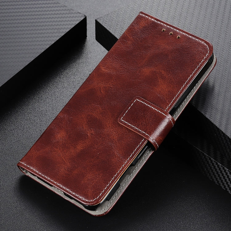 Retro Crazy Horse Texture Horizontal Flip Leather Case with Holder & Card Slots & Photo Frame & Wallet, For Xiaomi Poco M3 Pro 4G / Poco M3 Pro 5G / Redmi Note 10 5G, For OPPO Realme C21