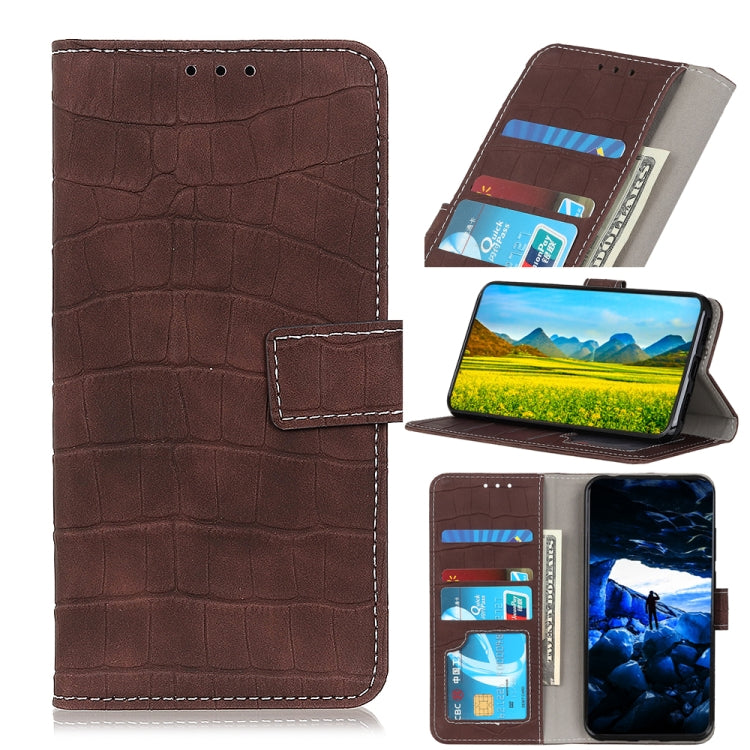 Crocodile Texture Horizontal Flip Leather Case with Holder & Card Slots & Wallet, For Xiaomi Poco M3 Pro 4G / Poco M3 Pro 5G / Redmi Note 10 5G, For OPPO Realme C21