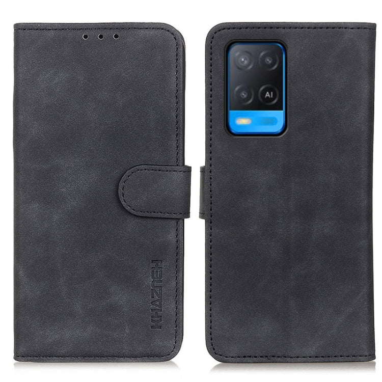 KHAZNEH Retro Texture PU + TPU Horizontal Flip Leather Case with Holder &amp; Card Slots &amp; Wallet, For OnePlus 9R, For OPPO A54 4G, For OPPO A93 5G / A54 5G / A74 5G, For OPPO Realme 8 / 8 Pro